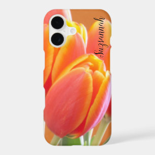 Fleurs de tulipes orange vibrant Photo personnalis