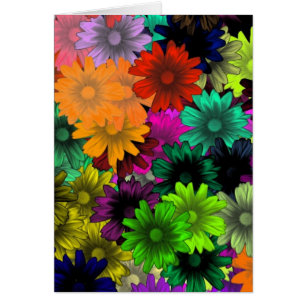 Fleurs de verre tendues