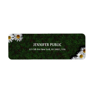 Fleurs Design Moderne Élégantes Daisies Retour
