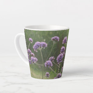 Fleurs d'été violettes et sauvages Latte Mug