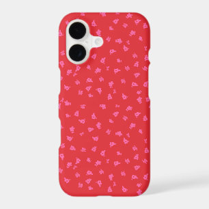 Fleurs Ditsy Rouge et Rose