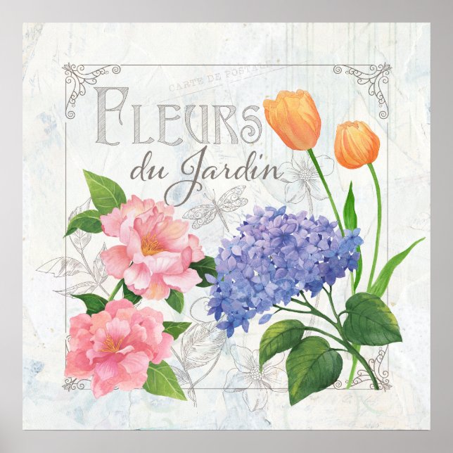 Fleurs du Jardin Poster (Front)