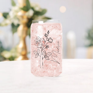 Fleurs du mois de naissance Juin Rose Bridesmaid C
