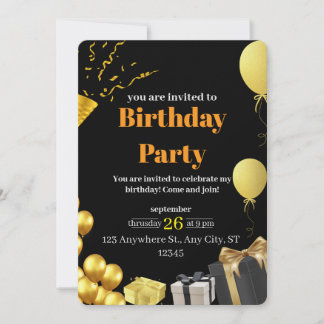 Fleurs Élégantes : Carte d'Anniversaire Minimalist