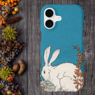 Fleurs élégantes de lapin blanc vintage