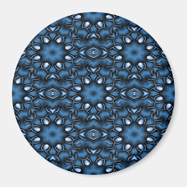 Fleurs en Bleu...... Magnet (Front)