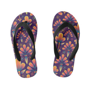 fleurs en fleurs tongs pour enfants