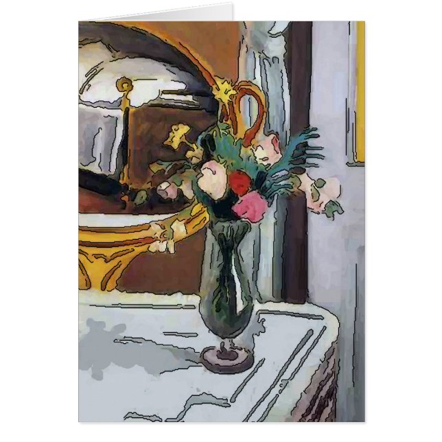 Fleurs en verre d'ouragan (Devant)