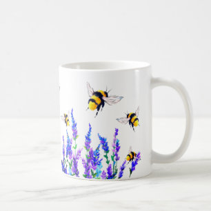 Fleurs et abeilles Flying Mug Spring