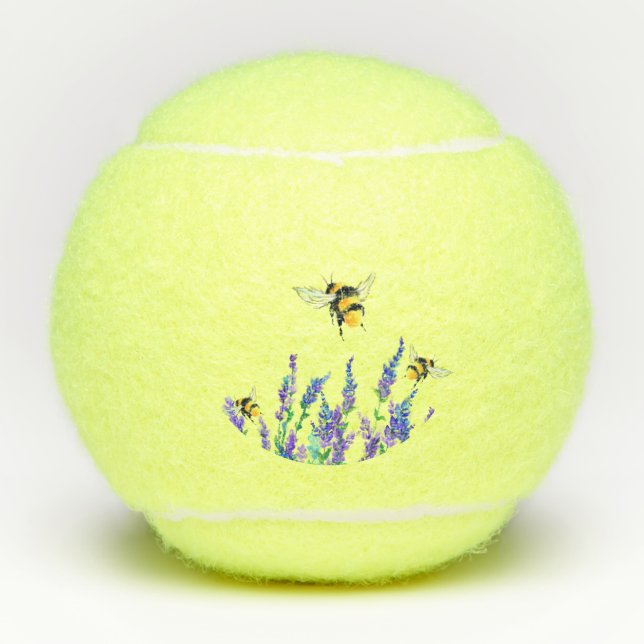 Fleurs et balles de tennis d'abeilles (Devant)