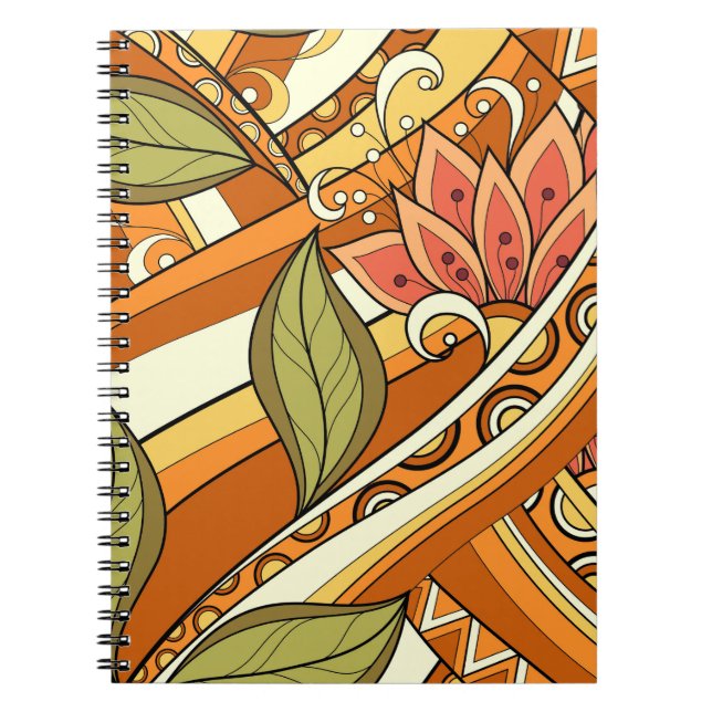 Fleurs Et Carnet P3 À Fleurs (Devant)