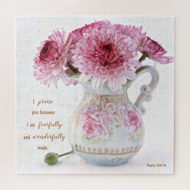 Fleurs et Ecritures Puzzle Puzzle (Horizontal)