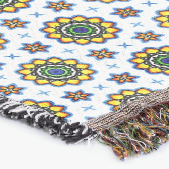 Fleurs et fentes lancer la couverture (Coin)