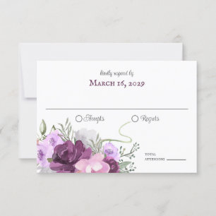 Fleurs et fer à cheval rustiques Invitation bois d