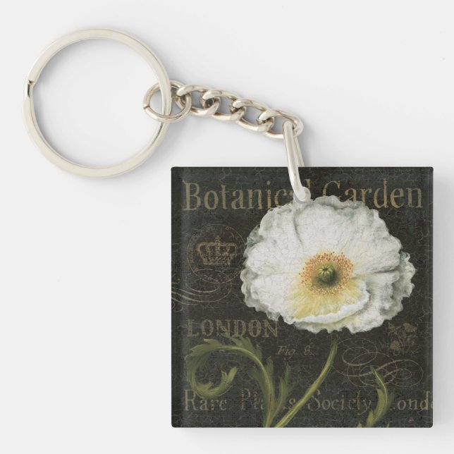 Fleurs et feuille blancs (Devant)
