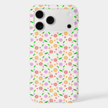 Fleurs et feuilles vibrantes de printemps