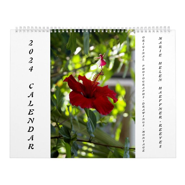 FLEURS ET FLEURS D'OMBRE 2024 CALENDRIER (Protection)