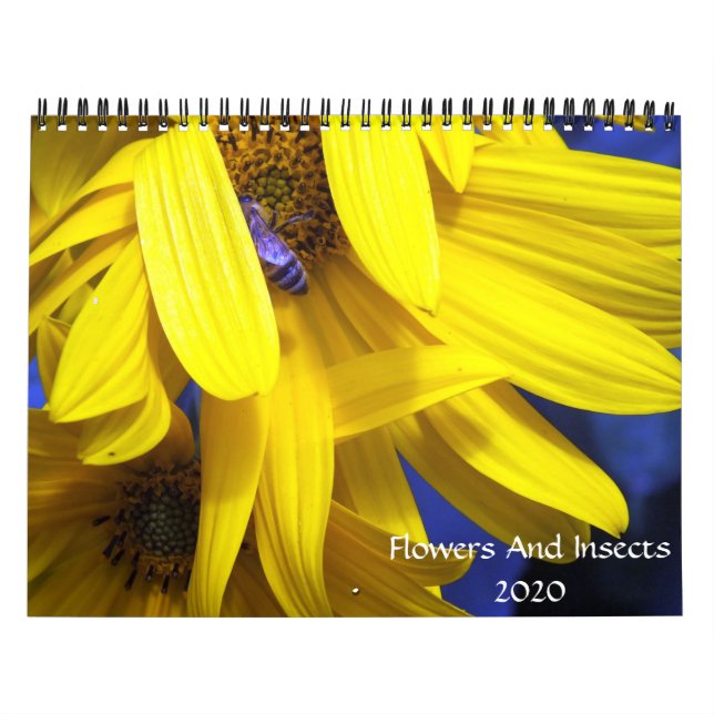 fleurs et insectes Calendrier 2020 (Protection)