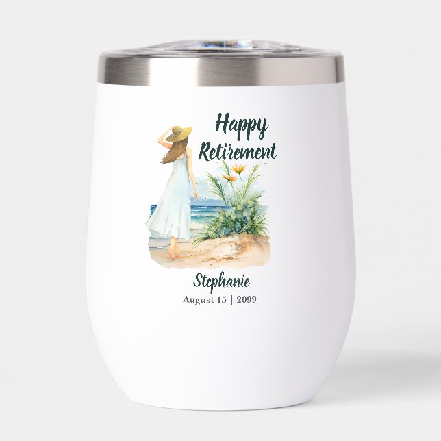 Fleurs et Plage de femmes Parti de retraite à thèm (Avant)