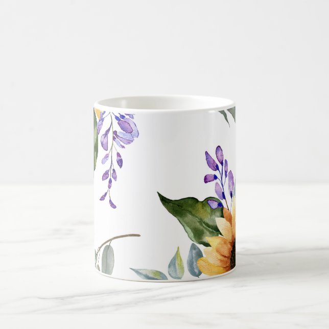 Fleurs étanches : Une Mug Qui Ressent Au Printemps (Centre)