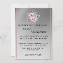 fleurs faire-part de mariage