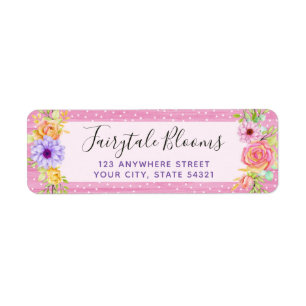 Fleurs fantaisistes Roses et Bois rose Adresse de