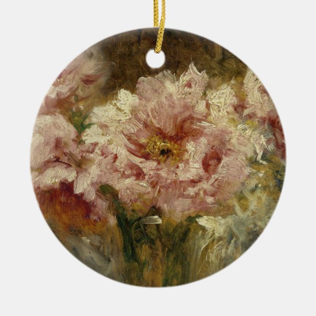 Fleurs – Félix Ziem Ceramic Ornament (Front)