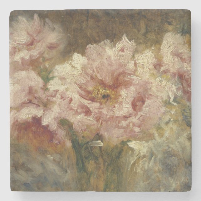 Fleurs – Félix Ziem Stone Coaster (Front)