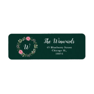 Fleurs florales de couronne et de poinsététie rose