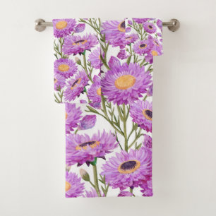 Fleurs florales de marguerites de papier violet