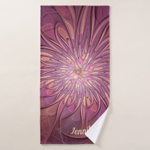 Fleurs fractales modernes abstraites Couleurs de b
