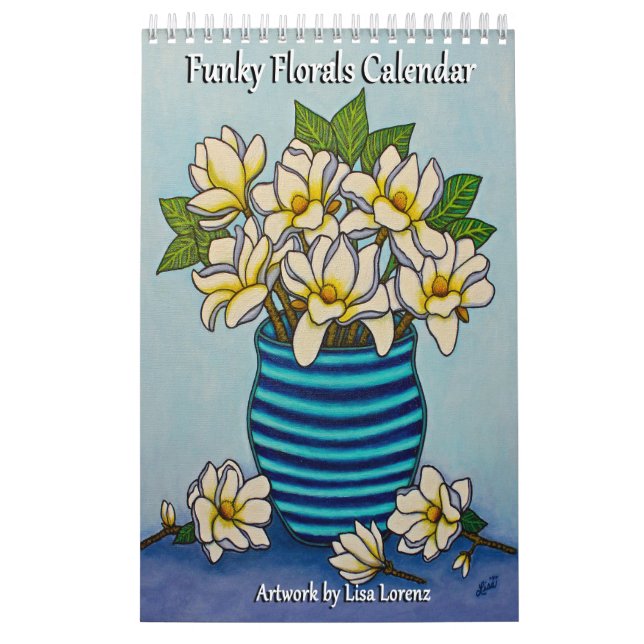 Fleurs funky Single Pg. Calendrier par Lisa Lorenz (Protection)