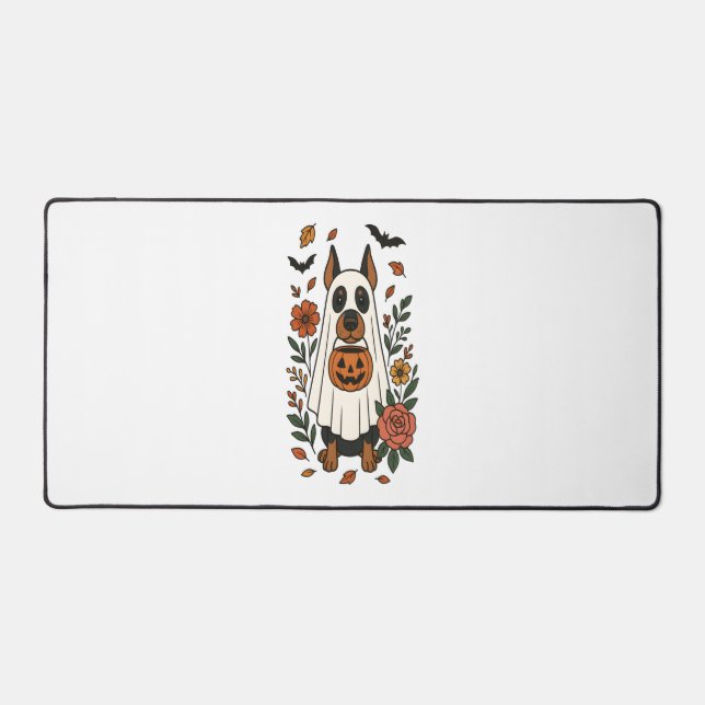 Fleurs Halloween Doberman Pinscher (Recto)