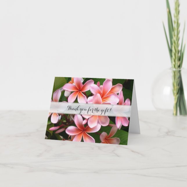 Fleurs hawaïennes épousant le cadeau de Merci (Devant)