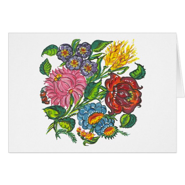 fleurs hongroises (Devant horizontal)