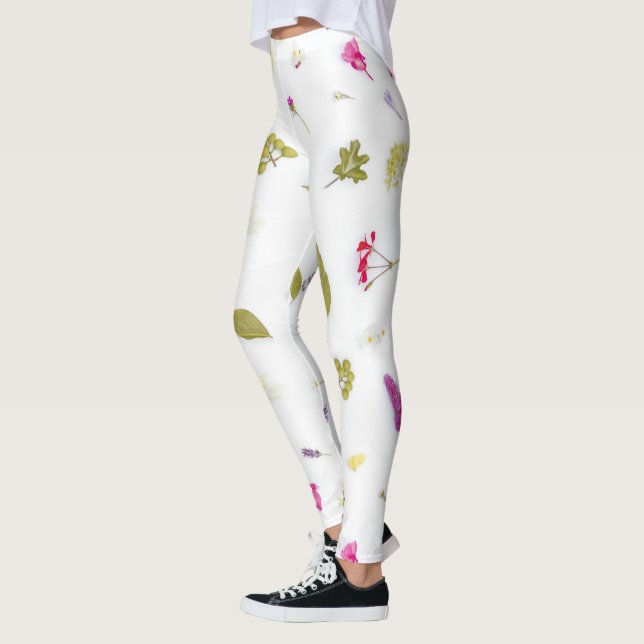 Fleurs imprimés Leggings (Gauche)