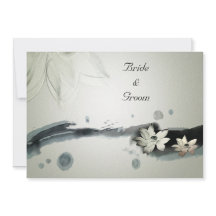 Fleurs japonaises Faire-part de mariage