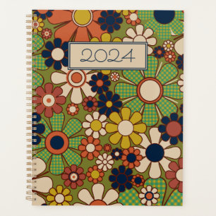 Fleurs Jardin Rétro Super les années 70 Vintage Fl