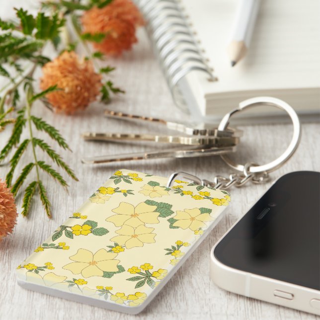 Fleurs Jaunes, Motif Floral, Motif De Fleurs (Devant droit)