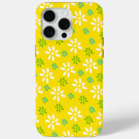 Fleurs Jaunes Motif iPhone 15 Pro Max Coque