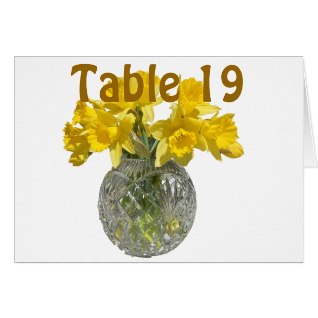 Fleurs Jaunes Numéro de tableau (Devant Horizontal)