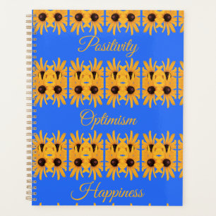 Fleurs Jaunes Solaires Bleues Inspirationnelles Ro