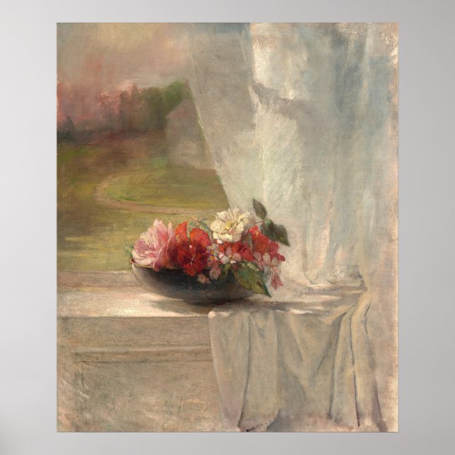 Fleurs - John La Farge Poster des Beaux-Arts (Devant)