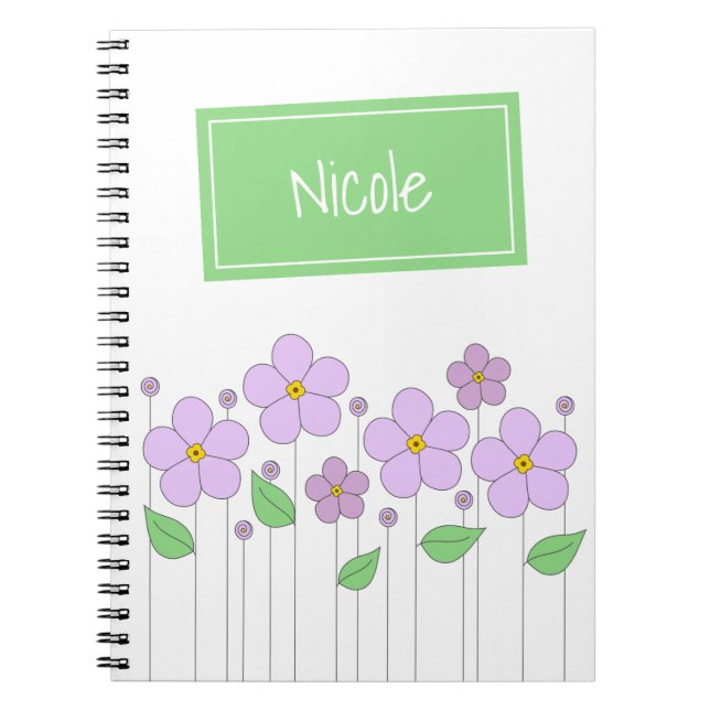 Fleurs Lilac et Carnet photo Tag (Devant)