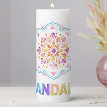 FLEURS LOTUS COLORÉES MANDALA