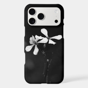 fleurs minimalistes noir et blanc