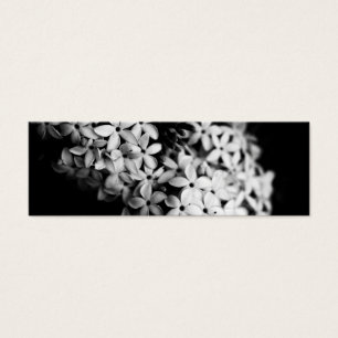 Fleurs noires et blanches