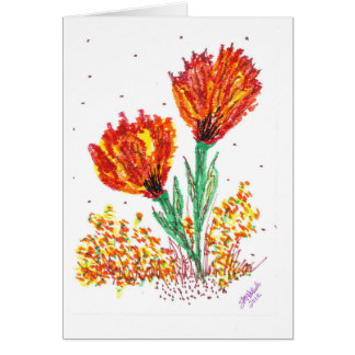 Fleurs oranges
