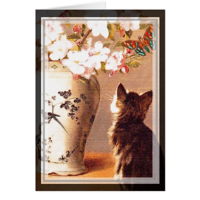 Fleurs orientales et papillons (Devant)