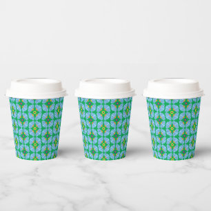 Fleurs Parapluies 8 oz. Gobelets en papier